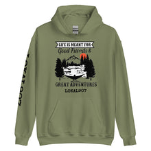 Load image into Gallery viewer, Lokal Good Friends Great Adventures Alpha Hoodie