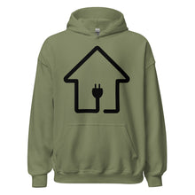 Load image into Gallery viewer, Black PlugHouse Alpha Hoodie
