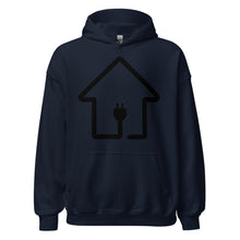Load image into Gallery viewer, Black PlugHouse Alpha Hoodie
