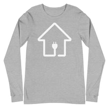 Load image into Gallery viewer, White Plug House Long Sleeve Tee