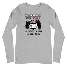 Load image into Gallery viewer, Lokal Good Friends Great Adventures Long Sleeve Tee