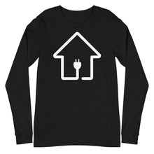 Load image into Gallery viewer, White Plug House Long Sleeve Tee