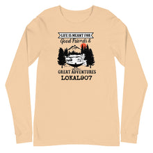 Load image into Gallery viewer, Lokal Good Friends Great Adventures Long Sleeve Tee