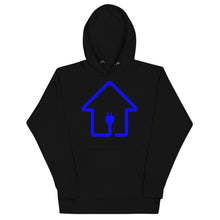 Load image into Gallery viewer, PlugHouse Blue Logo Hoodie