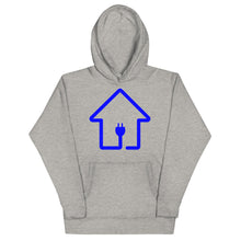 Load image into Gallery viewer, PlugHouse Blue Logo Hoodie