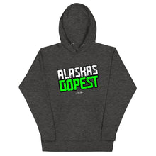 Load image into Gallery viewer, Alaskas Dopest Green Hoodie