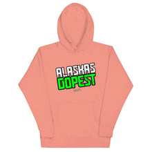 Load image into Gallery viewer, Alaskas Dopest Green Hoodie