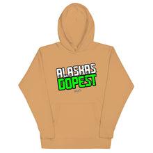Load image into Gallery viewer, Alaskas Dopest Green Hoodie
