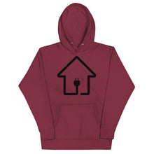 Load image into Gallery viewer, PlugHouse Black Logo Hoodie