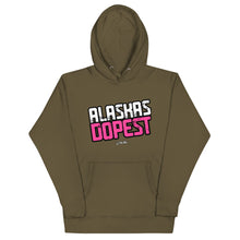 Load image into Gallery viewer, Alaskas Dopest Pink Hoodie