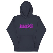 Load image into Gallery viewer, Lokal907 Pink Scratch Hoodie