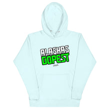 Load image into Gallery viewer, Alaskas Dopest Green Hoodie