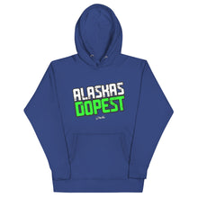 Load image into Gallery viewer, Alaskas Dopest Green Hoodie