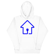 Load image into Gallery viewer, PlugHouse Blue Logo Hoodie