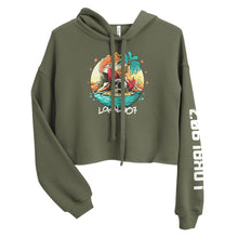 Load image into Gallery viewer, Lokal Lost Island Crop Hoodie