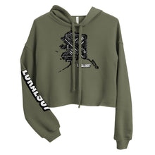Load image into Gallery viewer, Lokal Affirmations Crop Hoodie