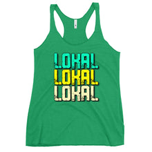 Load image into Gallery viewer, Women's Lokal Block Racerback Tank