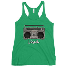 Load image into Gallery viewer, Women's Lokal BoomBox Racerback Tank