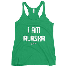 Load image into Gallery viewer, Women's I Am Alaska Racerback Tank