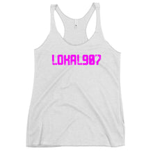 Load image into Gallery viewer, Women's Lokal907 Pink Concrete Racerback Tank
