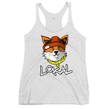 Load image into Gallery viewer, Women's Lokal Fox Racerback Tank