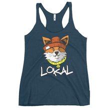 Load image into Gallery viewer, Women's Lokal Fox Racerback Tank