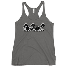 Load image into Gallery viewer, Women's Lokal Black Bubble Racerback Tank