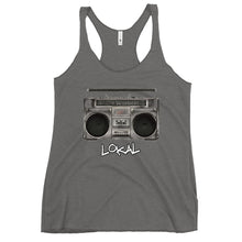 Load image into Gallery viewer, Women's Lokal BoomBox Racerback Tank