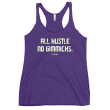 Load image into Gallery viewer, Women's All Hustle No Gimmicks Racerback Tank