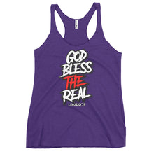 Load image into Gallery viewer, Women's God Bless The Real Racerback Tank