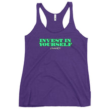 Load image into Gallery viewer, Women's Invest In Yourself Racerback Tank