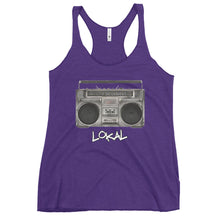Load image into Gallery viewer, Women's Lokal BoomBox Racerback Tank