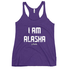 Load image into Gallery viewer, Women's I Am Alaska Racerback Tank