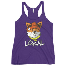 Load image into Gallery viewer, Women's Lokal Fox Racerback Tank