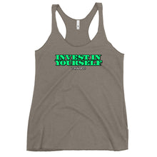 Load image into Gallery viewer, Women's Invest In Yourself Racerback Tank