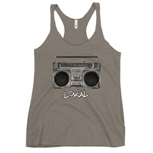Load image into Gallery viewer, Women's Lokal BoomBox Racerback Tank