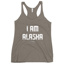 Load image into Gallery viewer, Women's I Am Alaska Racerback Tank