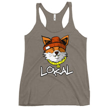 Load image into Gallery viewer, Women's Lokal Fox Racerback Tank