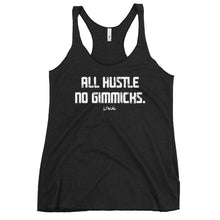 Load image into Gallery viewer, Women's All Hustle No Gimmicks Racerback Tank