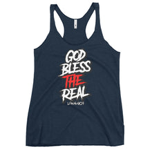 Load image into Gallery viewer, Women's God Bless The Real Racerback Tank
