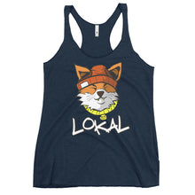 Load image into Gallery viewer, Women's Lokal Fox Racerback Tank