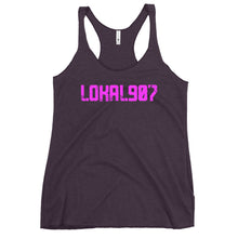 Load image into Gallery viewer, Women's Lokal907 Pink Concrete Racerback Tank