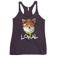 Load image into Gallery viewer, Women's Lokal Fox Racerback Tank