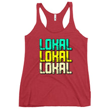 Load image into Gallery viewer, Women's Lokal Block Racerback Tank