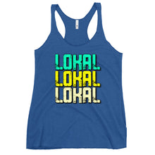 Load image into Gallery viewer, Women's Lokal Block Racerback Tank