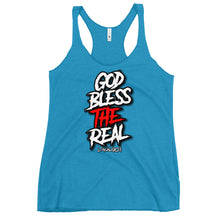 Load image into Gallery viewer, Women's God Bless The Real Racerback Tank