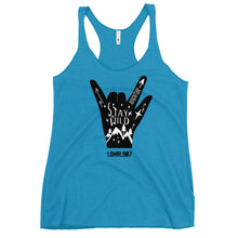 Load image into Gallery viewer, Women's Stay Wild Racerback Tank