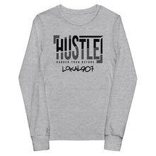 Load image into Gallery viewer, Youth Hustle Hard long sleeve tee