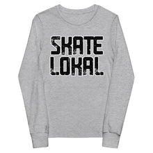 Load image into Gallery viewer, Youth Skate Lokal long sleeve tee