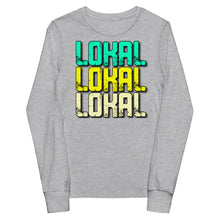 Load image into Gallery viewer, Youth Lokal Block long sleeve tee
